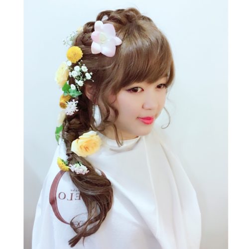 成人式 ラプンツェル風 Hair Make Vorelo Official Website